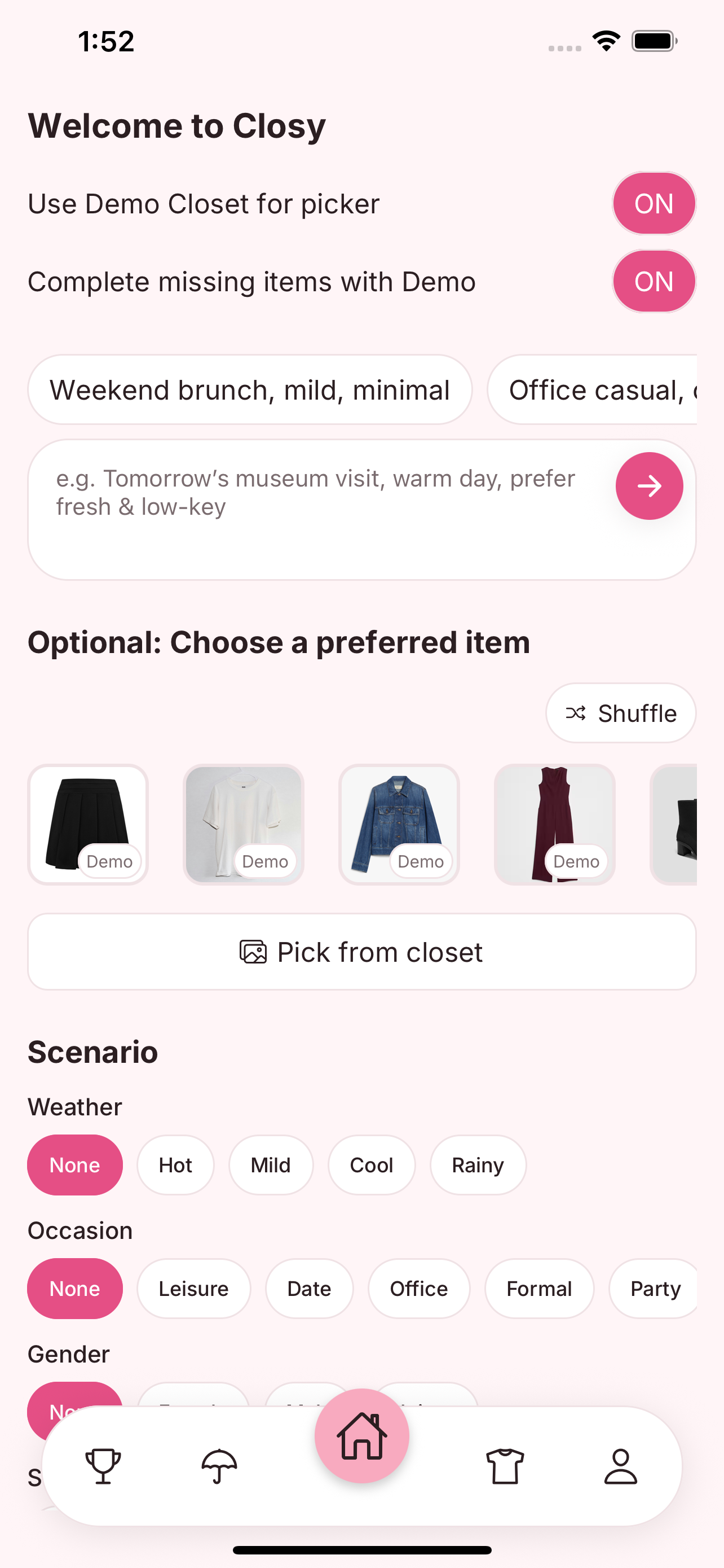 AirClosy App screenshot 1